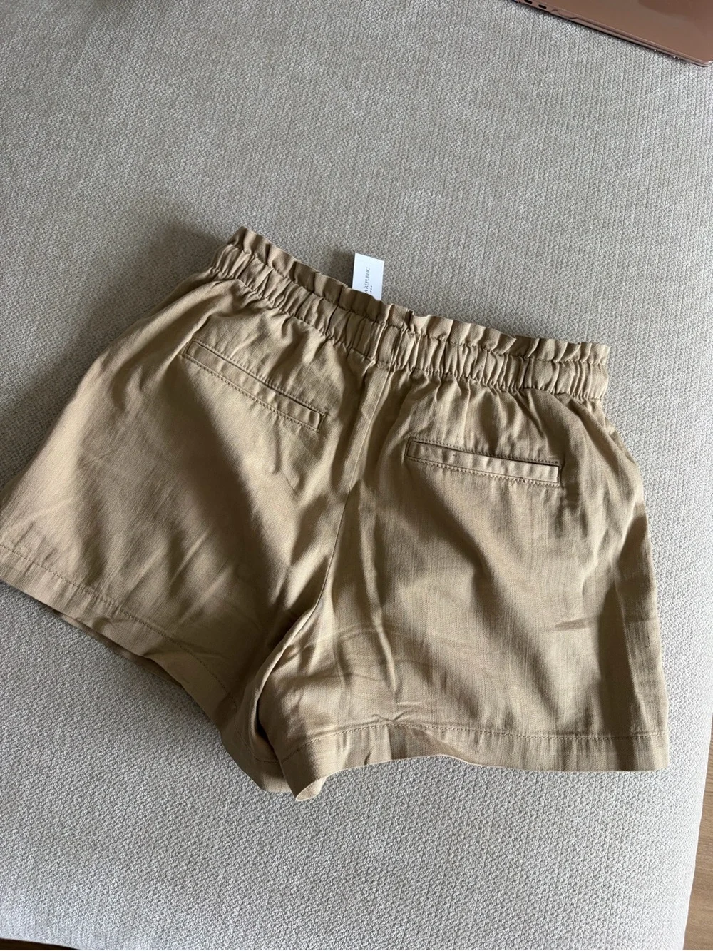 Banana Republic Beige Khaki linen Shorts